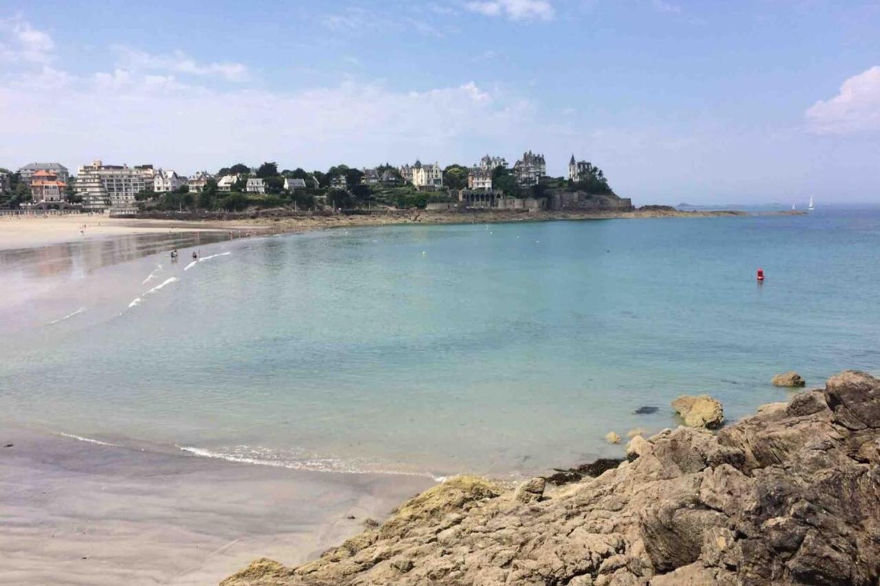 T2 50M Du Marcheplagesjardin Priverue Calme Dinard Exteriör bild