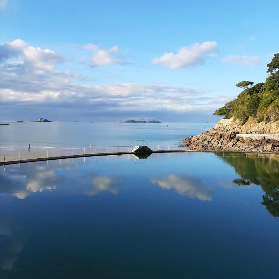 T2 50M Du Marcheplagesjardin Priverue Calme Dinard Exteriör bild